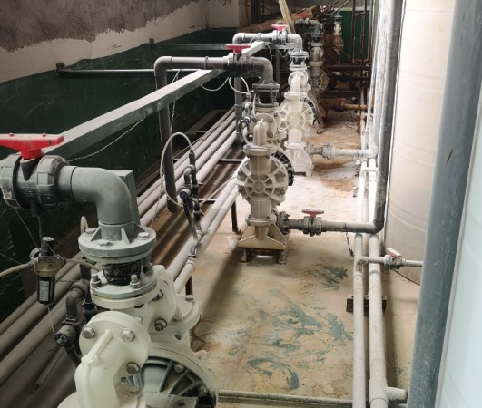 WILDEN氣動(dòng)隔膜泵工程現(xiàn)場圖